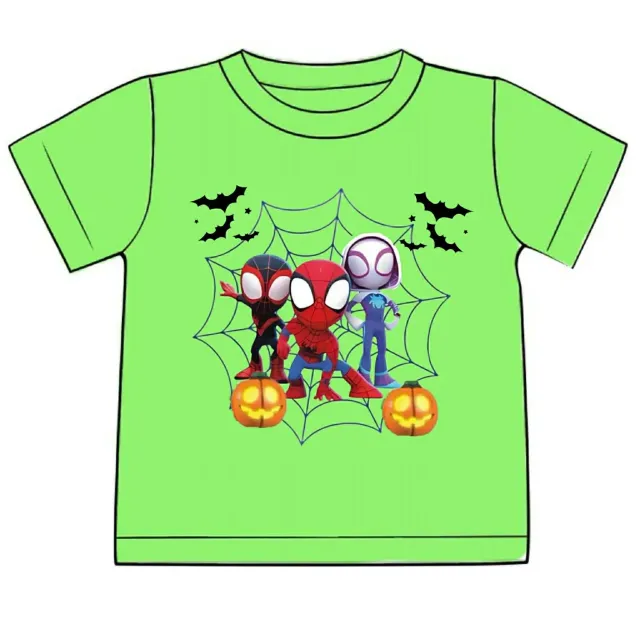 Busy Bee Smocks Spider Friends jongensshirt 2T halloween