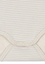 Konges Sløjd Fio romper tea stripe gray dawn biokatoen