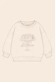 Konges Sløjd La Glace Lou sweatshirt wood ash bio