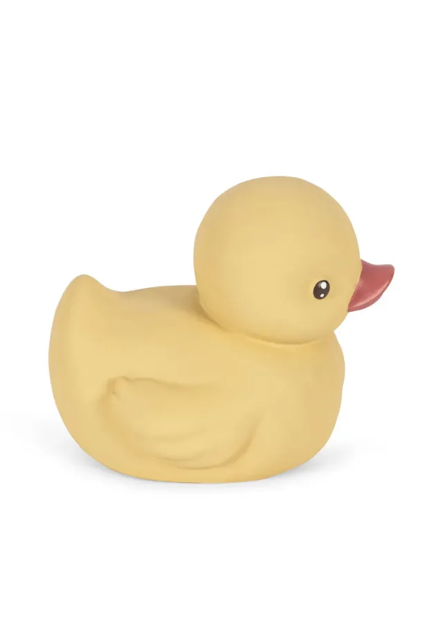 Konges Sløjd Duck Bath Toy badeendje straw babyveilig