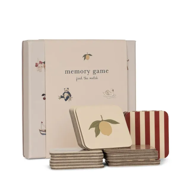Konges Sløjd Geheugenspel Memory Beige 24-delig FSC