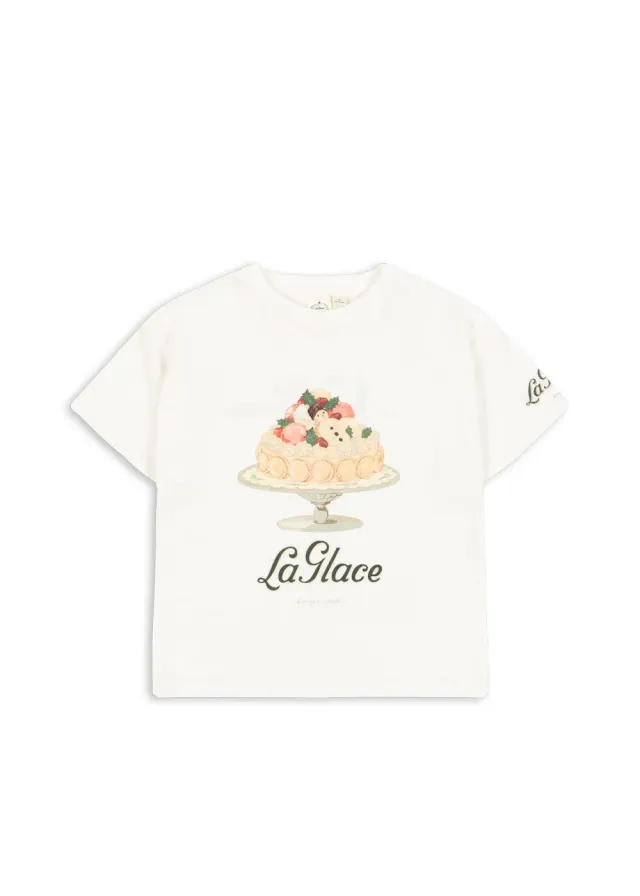 Konges Sløjd La Glace Era T-shirt off white linnen