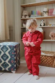 Konges Sløjd Nola shirtjack strawberry dot biokatoen