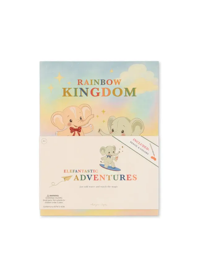 Konges Sløjd regenboog waterverfboek multi herbruikbaar