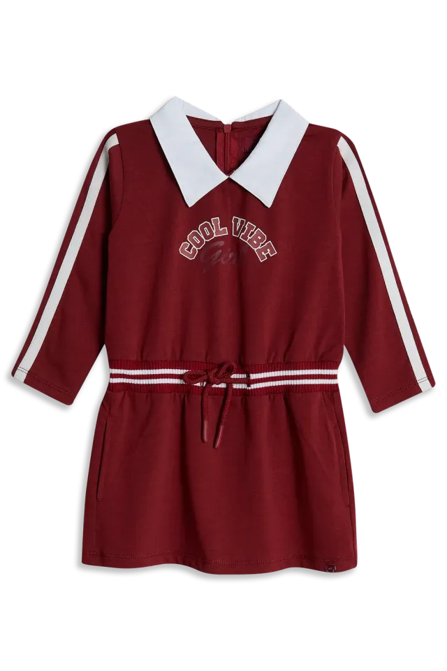 4PRESIDENT Katie Red jurk meisjes varsity katoen