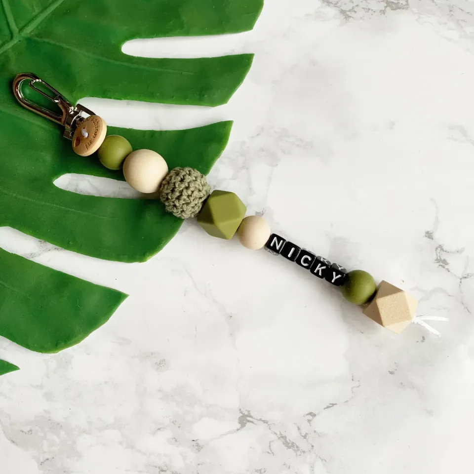 SODA FASHION sleutelhanger tashanger legergroen