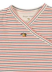 Konges Sløjd Basic Rompertje stripe tricolore petit biokatoen