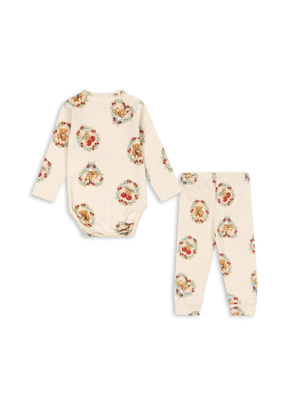 Konges Sløjd Basic deer diary set romper biokatoen