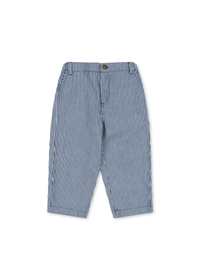 Konges Sløjd Luc Broek Blue Stripe Biokatoen