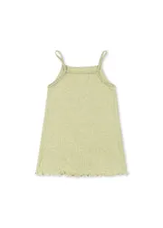 Konges Sløjd Roli jurk pale olive green met lurex