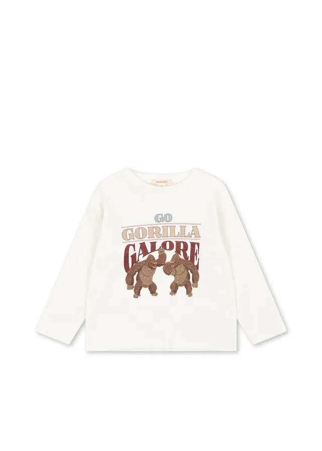 Konges Sløjd Era longsleeve T-shirt off white biokatoen