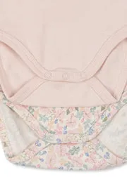 Konges Sløjd Fio strap body OCS roze 2-pack biokatoen