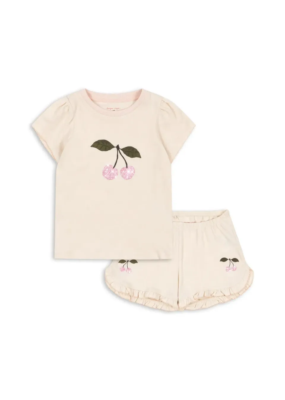 Konges Sløjd Famo Flounce set buttercream biokatoen