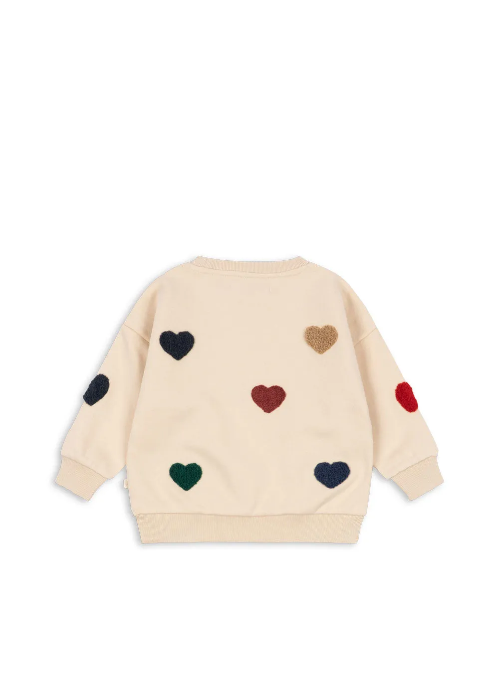 Konges Sløjd Lou Badstof Sweater bon coeur biokatoen