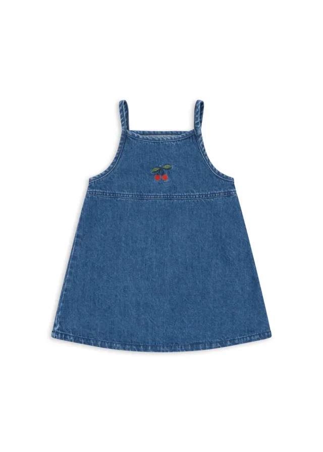 Konges Sløjd Magot Jurk Denim Blue Biokatoen