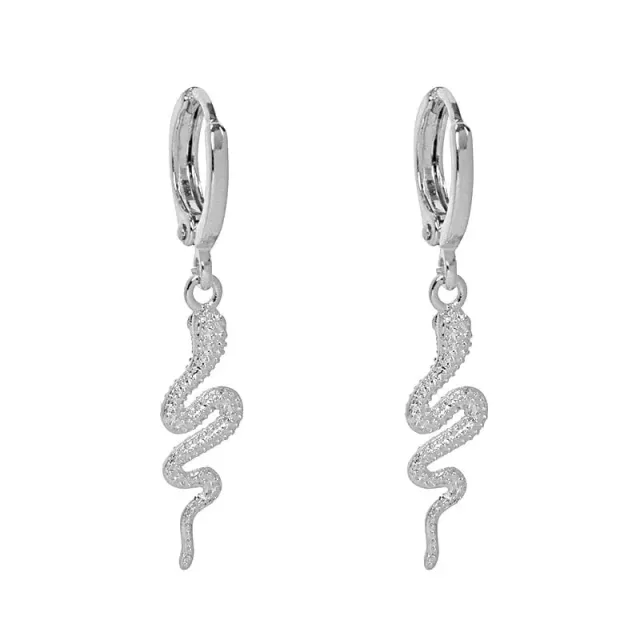 Soda Fashion Snake Oorbel goud staal