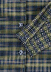 Konges Sløjd Cara overhemd laurel blue check corduroy