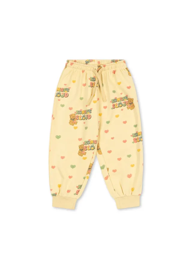 Konges Sløjd Spotty Sweatbroek teddy bear biokatoen