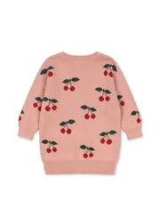 Konges Sløjd Lapis jurk cherry gebreid glitter