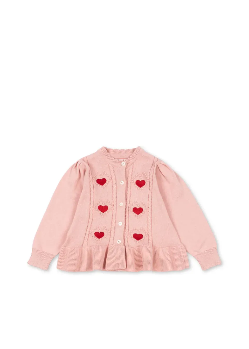 Konges Sløjd Soleil vestje silver pink biokatoen