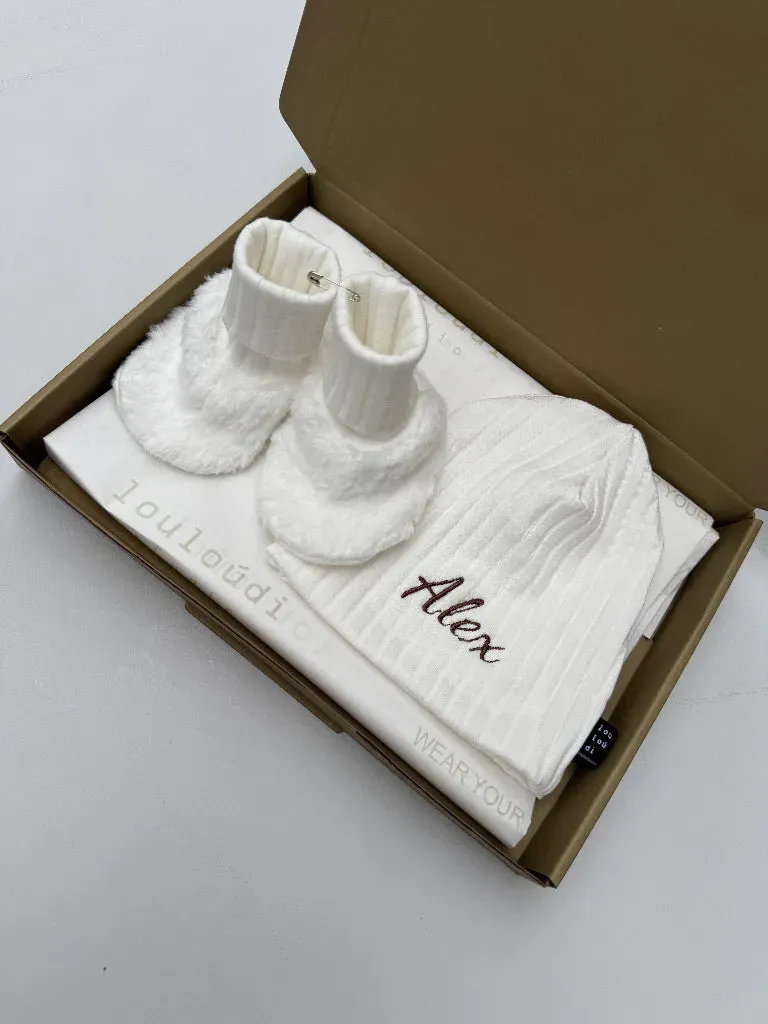 Louloúdi Giftbox Small kraamcadeau beige 50/56