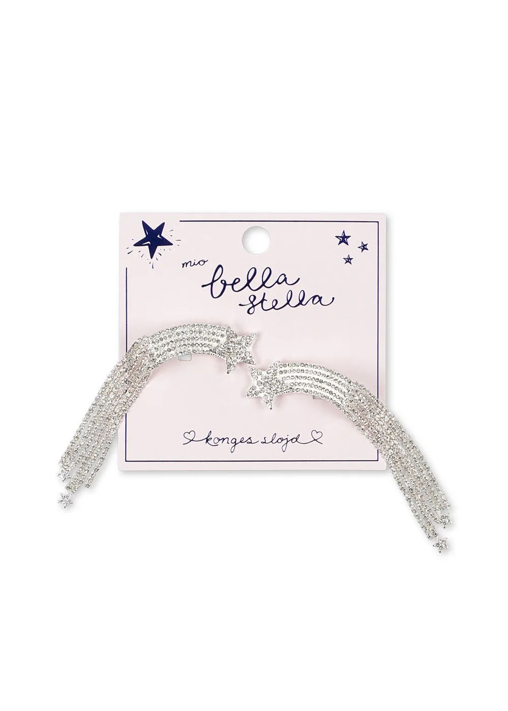 Konges Sløjd Sparkly Haarspeldjes silver mix 2 stuks ster