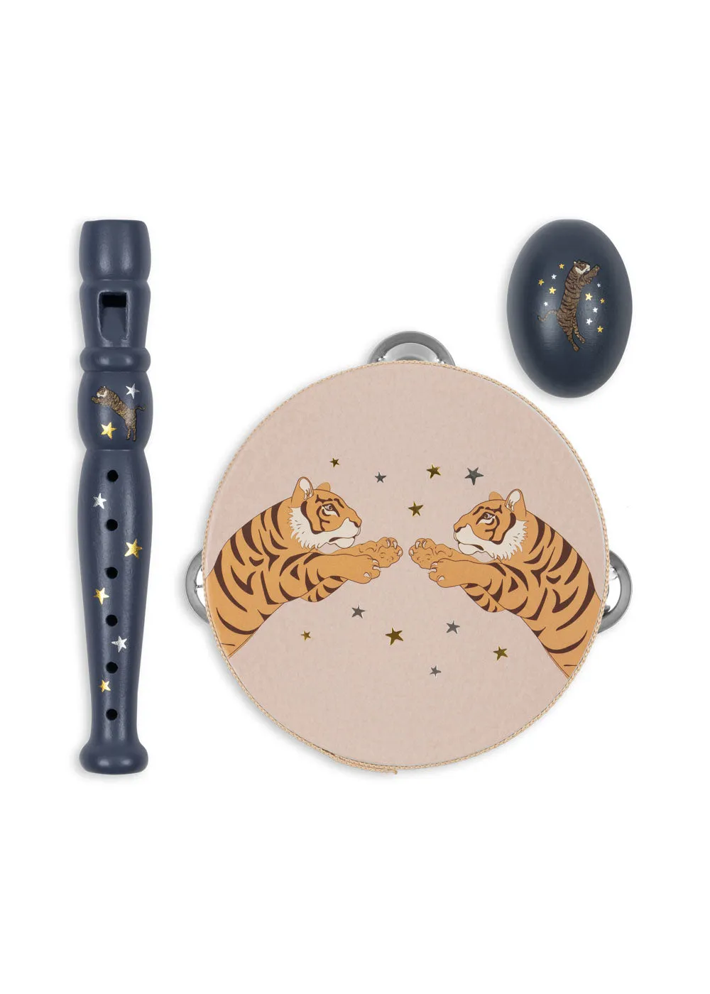 Konges Sløjd Muziekset petite tiger 3-delig