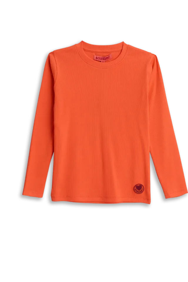 4President Imke Poppy Red longsleeve meisjes