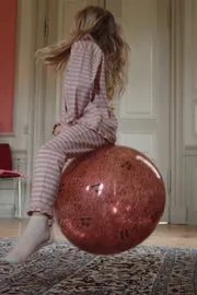 Konges Sløjd Pio pyjamaset lolly stripe biokatoen