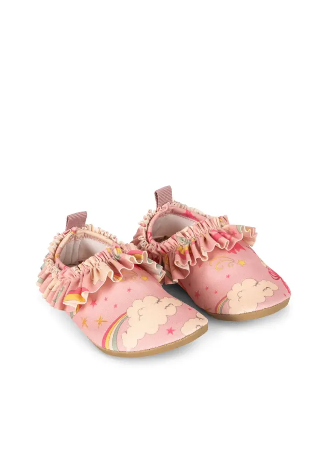 Konges Sløjd Manuca zwemschoenen rainbow bow UPF 50+