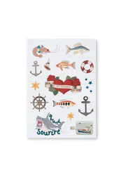 Konges Sløjd Stickerboek stickers tijger 12 pagina's