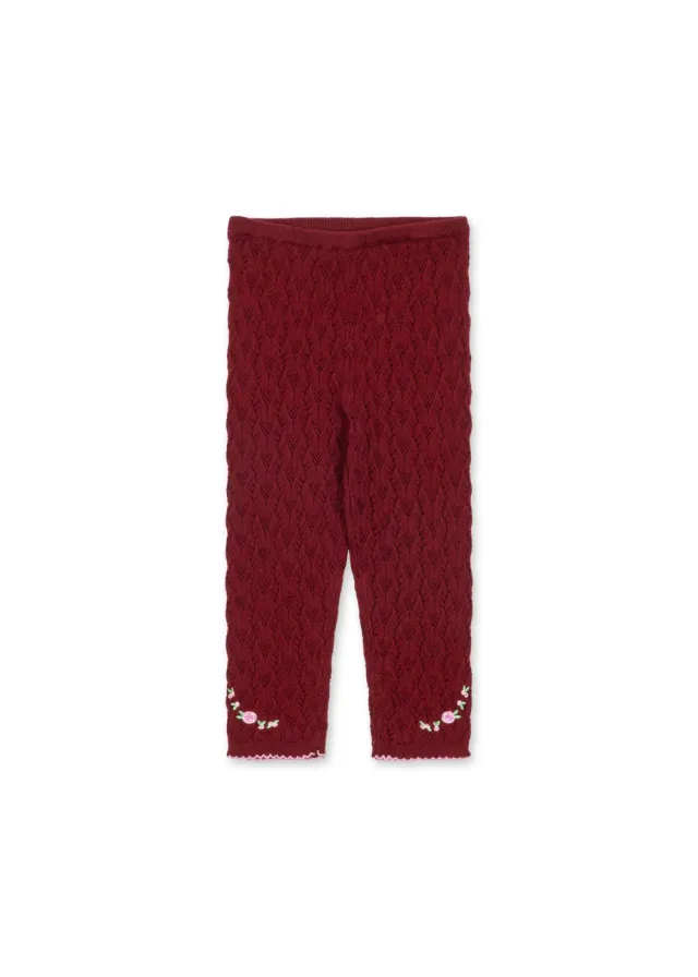 Konges Sløjd Rosier broek pomegranate kasjmiermix