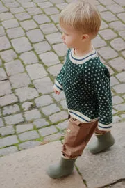 Konges Sløjd Billi sweater groen wolmix