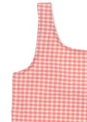 Konges Sløjd Etta badpak geranium pink seersucker