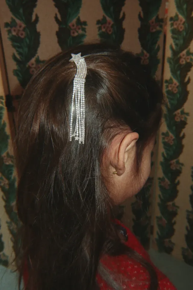 Konges Sløjd Sparkly Haarspeldjes silver mix 2 stuks ster