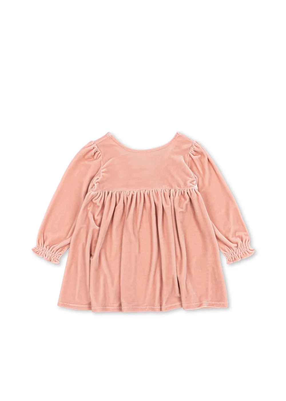 Konges Sløjd Gia jurk met strik mellow rose velours
