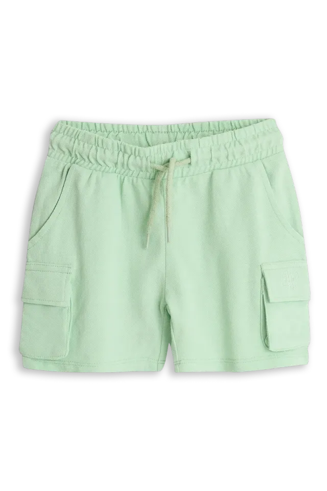 4President Dirk Pastel Green short mint katoen
