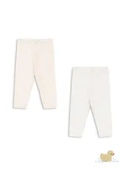 Konges Sløjd Fio Leggings 2-Pack Blue Mix Biokatoen