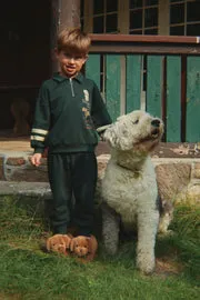 Konges Sløjd Doggy Sweatpants joggingbroek pine grove biokatoen