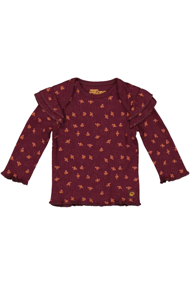 4President Jette longsleeve baby meisjes katoen