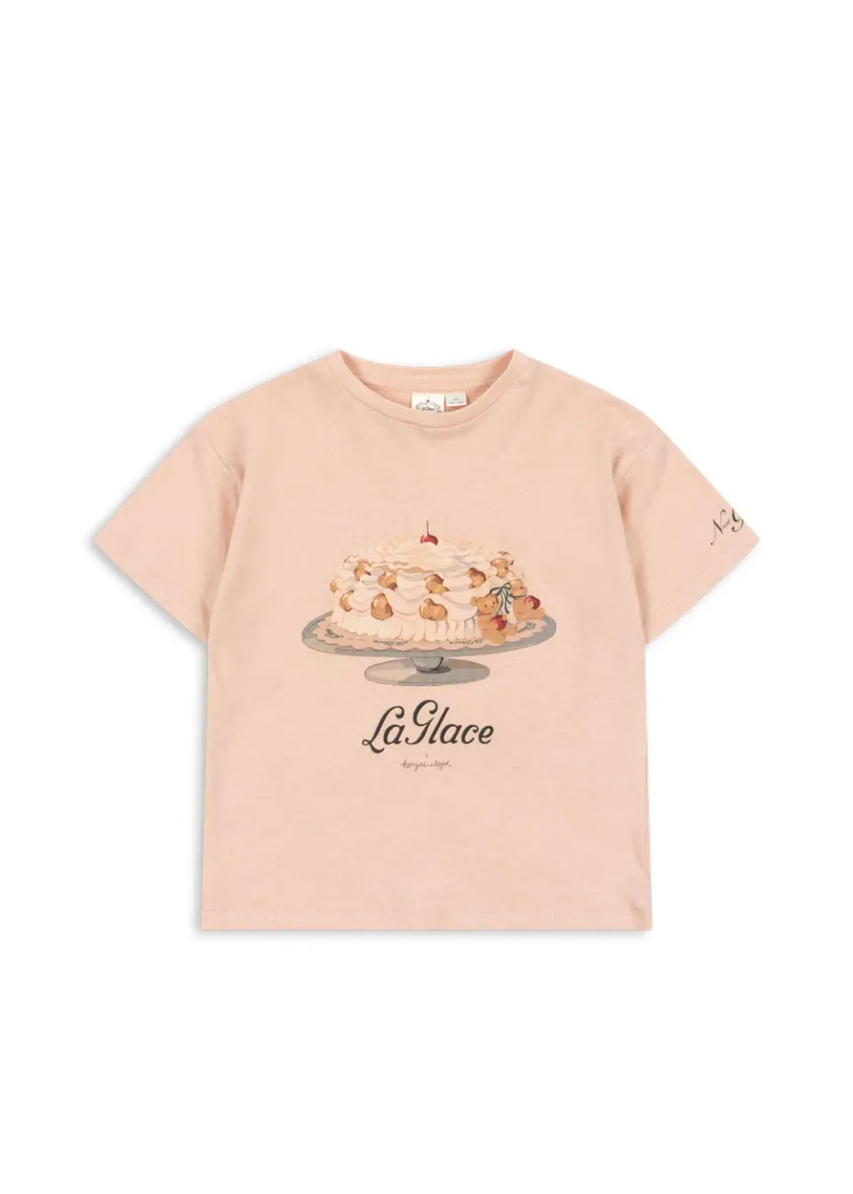 Konges Sløjd La Glace Era T-shirt cameo rose linnenmix