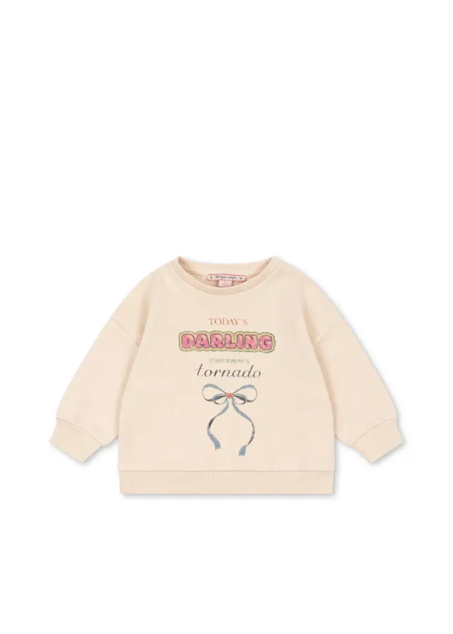 Konges Sløjd Loupy Lou sweater brazillian sand biokatoen