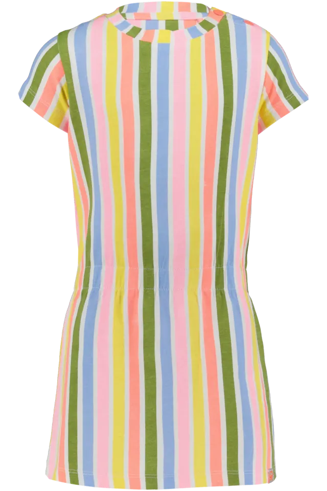 4PRESIDENT Lea jurk gestreept elastische taille