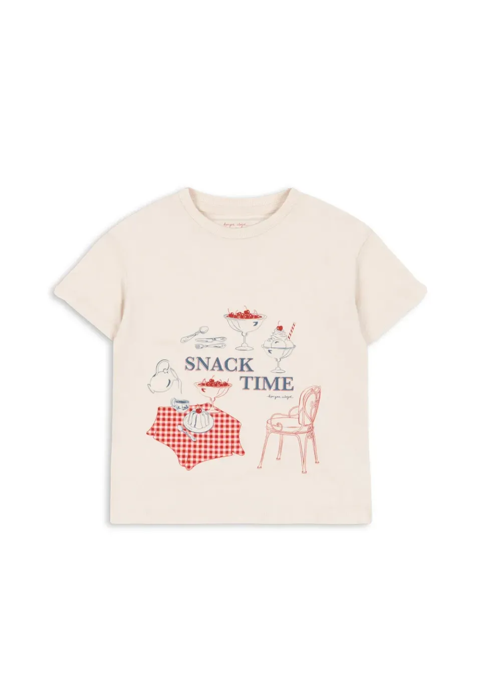 Konges Sløjd Famo T-shirt buttercream biokatoen