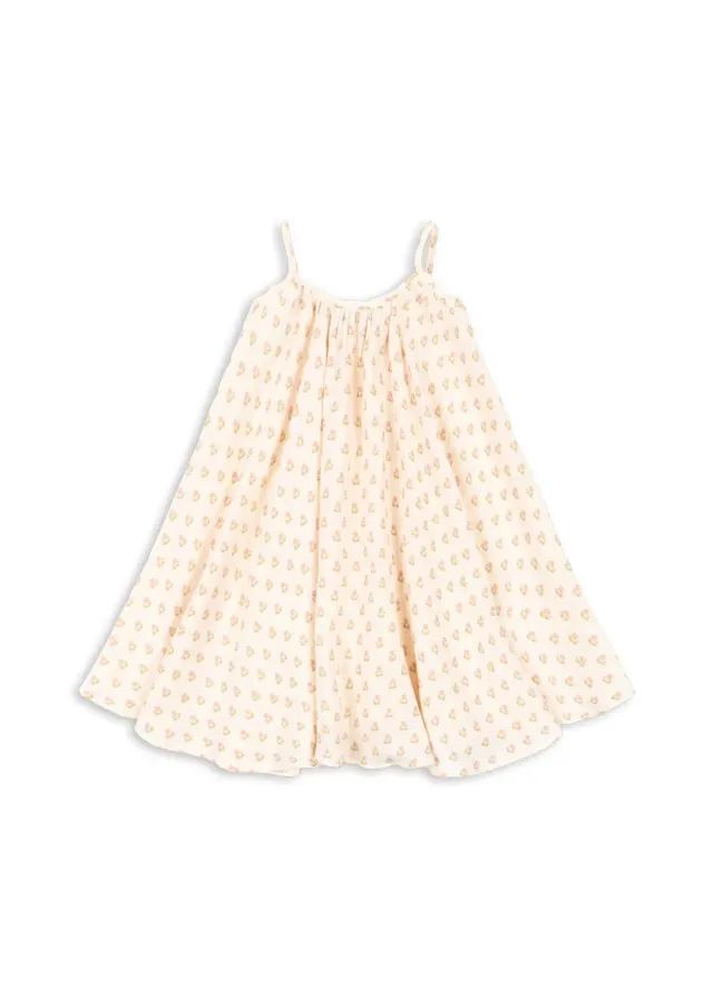 Konges Sløjd Coco Strap Jurk carta rosa mousseline