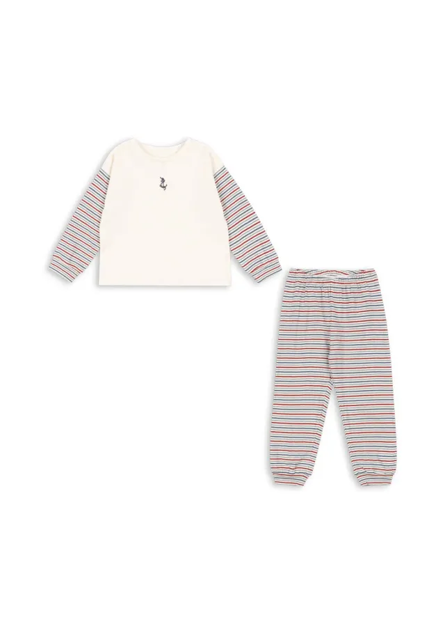 Konges Sløjd Gio Set antique stripe biokatoen 2-delig