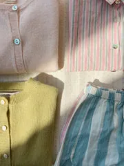 Konges Sløjd Luli overhemd blush stripe bio