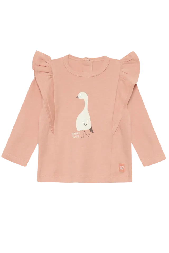 4PRESIDENT Zoey Pink longsleeve baby katoen
