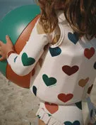 Konges Sløjd Manuca badpak Bon Coeur Coloré recycled