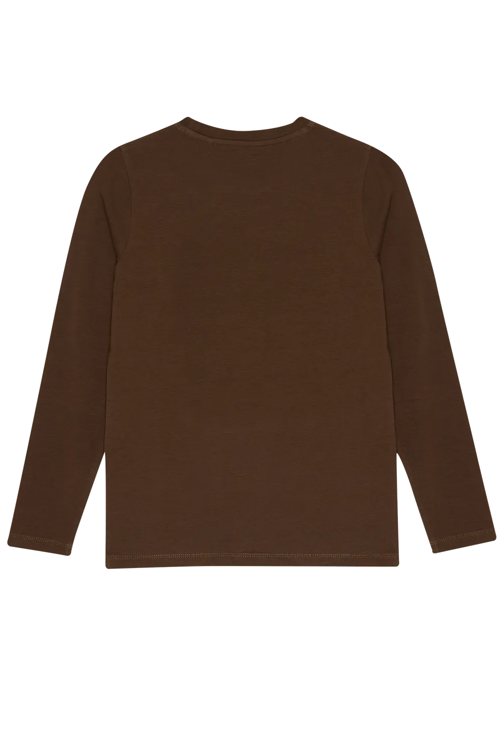 4President Alan Brown longsleeve jongens bruin katoen